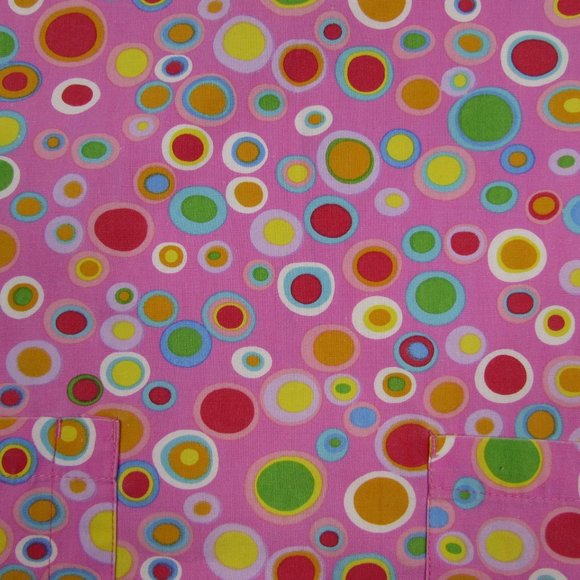 Expo Scrub Top Multi Color Circles XS - Picture 2 of 5